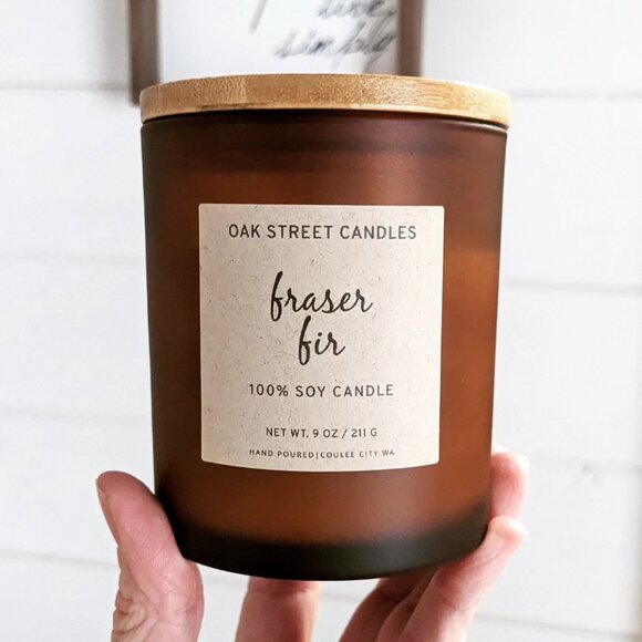 Oak Street Candles Natural Soy Candle Frasier Fir - Picture 1 of 1